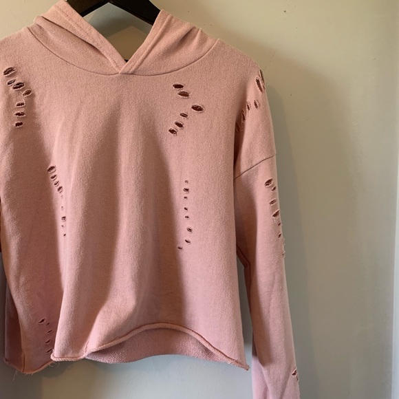 Derek Heart Tops - 2/$18 Dusty Pink / Cropped / Distended / Hoodie
